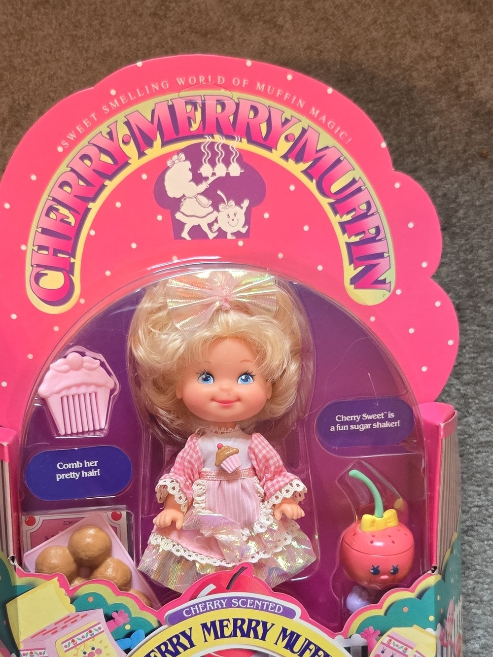 Mattel Cherry Merry Muffin Scented Doll in Pink